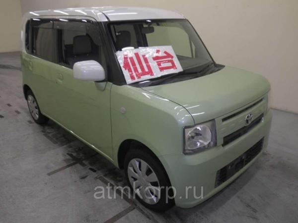 Минивэн класса микровэн TOYOTA PIXIS SPACE полный привод 4 wd цвет зеленый двухцветный